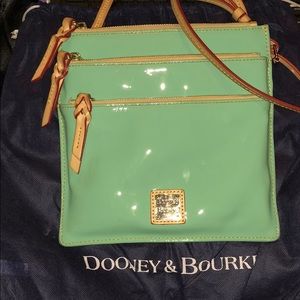 Dooney & Bourke Triple Zip Celery w/ natural Trim